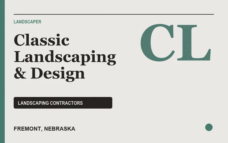 Classic Landscaping & Design in Fremont, Nebraska
