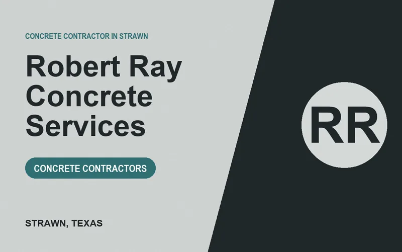 Robert Ray Concrete Services in Strawn, Texas