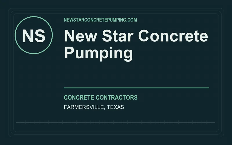 New Star Concrete Pumping in Farmersville, Texas