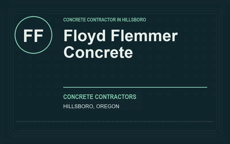 Floyd Flemmer Concrete in Hillsboro, Oregon