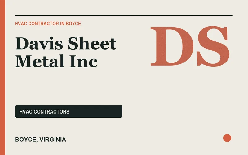 Davis Sheet Metal Inc in Boyce, Virginia