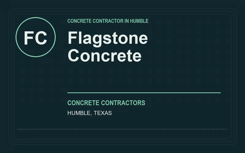 Flagstone Concrete in Humble, Texas