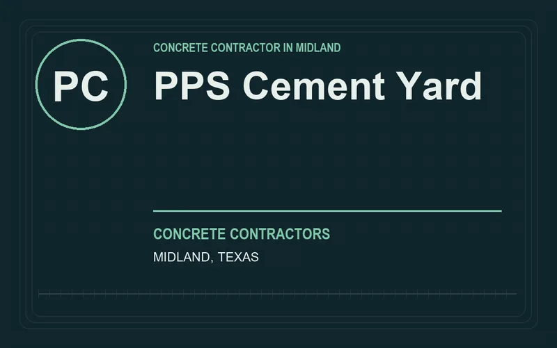 PPS Cement Yard in Midland, Texas