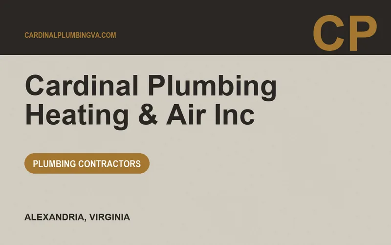 Cardinal Plumbing Heating & Air Inc in Alexandria, Virginia
