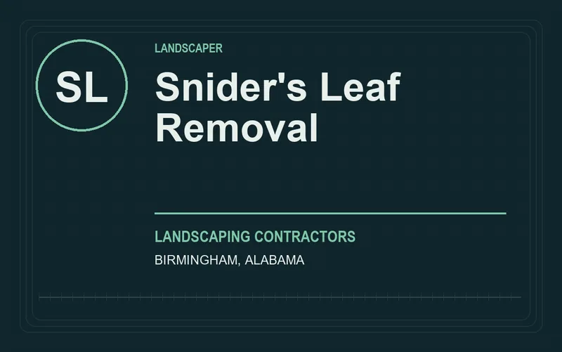 Snider's Leaf Removal in Birmingham, Alabama