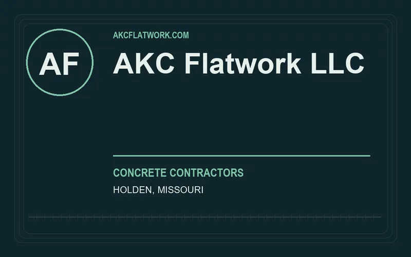 AKC Flatwork LLC in Holden, Missouri