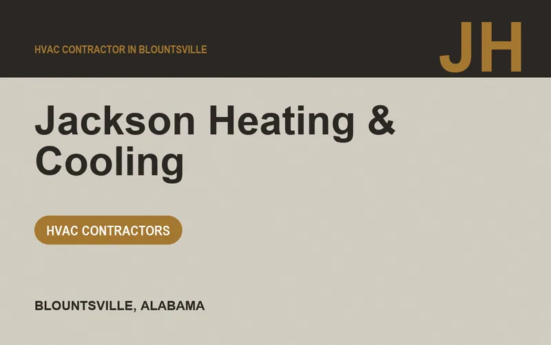 Jackson Heating & Cooling in Blountsville, Alabama