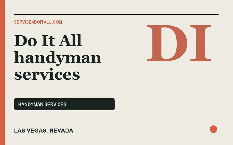 Do It All handyman services in Las Vegas, Nevada