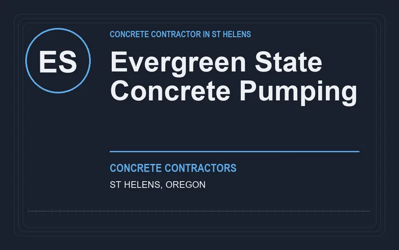 Evergreen State Concrete Pumping in St Helens, Oregon