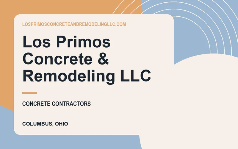 Los Primos Concrete & Remodeling LLC in Columbus, Ohio