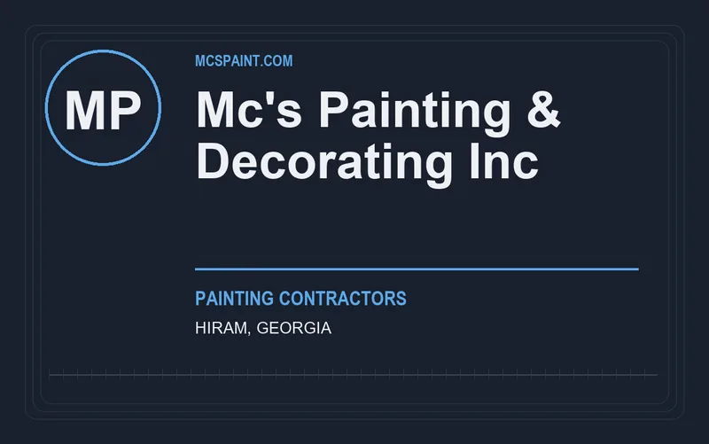 Mc's Painting & Decorating Inc in Hiram, Georgia