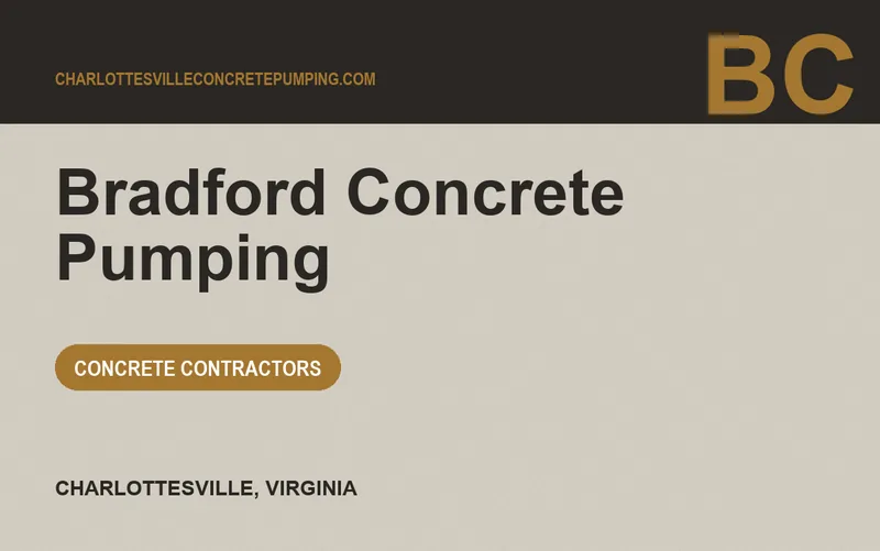 Bradford Concrete Pumping in Charlottesville, Virginia