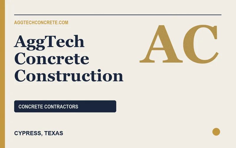 AggTech Concrete Construction in Cypress, Texas