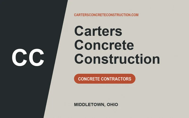 Carters Concrete Construction in Middletown, Ohio