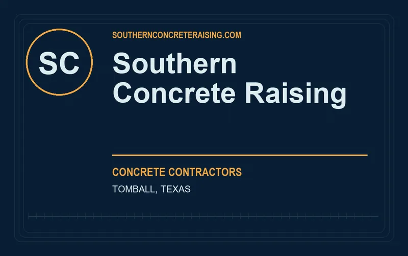 Southern Concrete Raising in Tomball, Texas