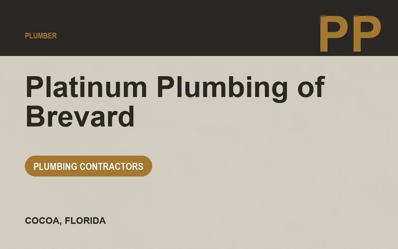 Platinum Plumbing of Brevard in Cocoa, Florida