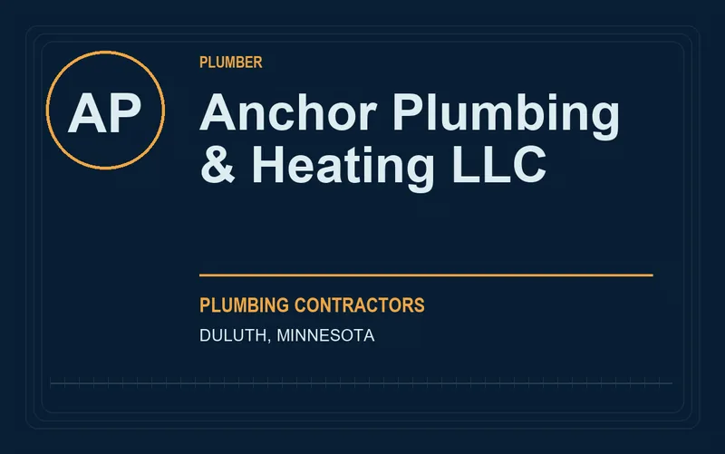 Anchor Plumbing & Heating LLC in Duluth, Minnesota
