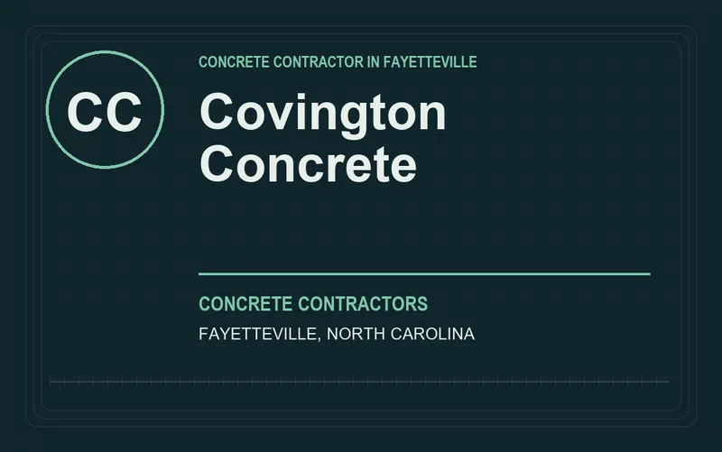 Covington Concrete in Fayetteville, North Carolina