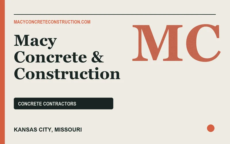 Macy Concrete & Construction in Kansas City, Missouri
