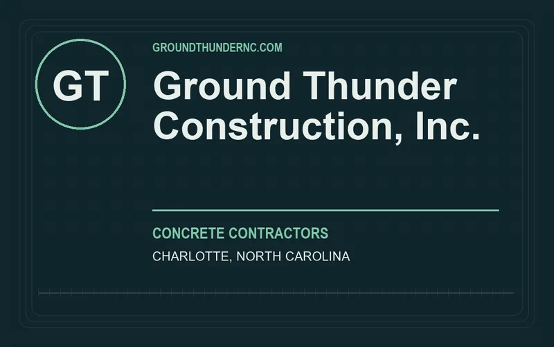 Ground Thunder Construction, Inc. in Charlotte, North Carolina