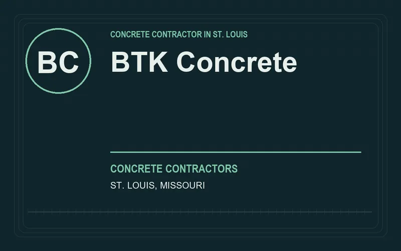 BTK Concrete in St. Louis, Missouri