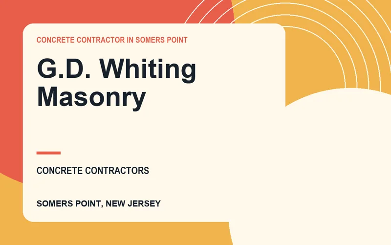G.D. Whiting Masonry in Somers Point, New Jersey