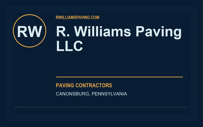R. Williams Paving LLC in Canonsburg, Pennsylvania
