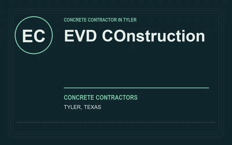 EVD COnstruction in Tyler, Texas