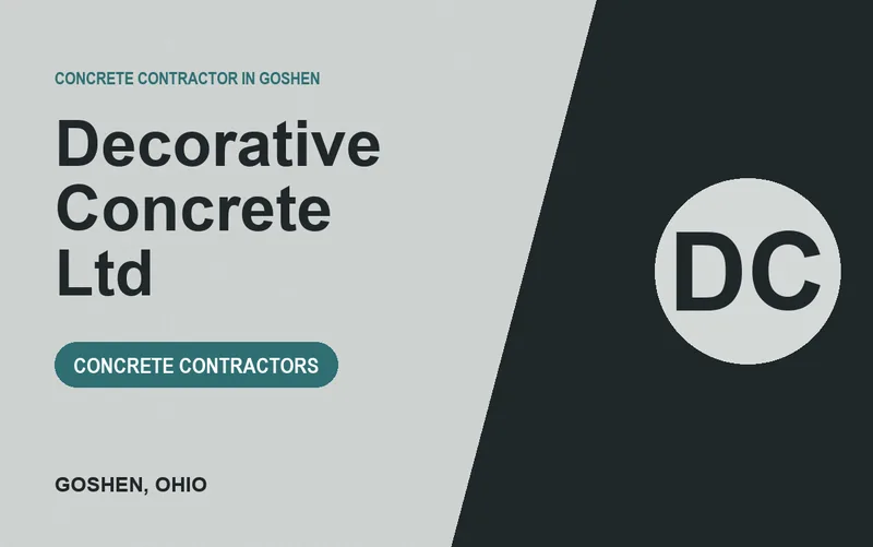 Decorative Concrete Ltd in Goshen, Ohio