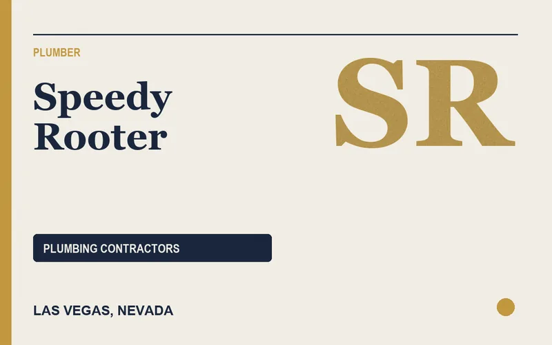 Speedy Rooter in Las Vegas, Nevada