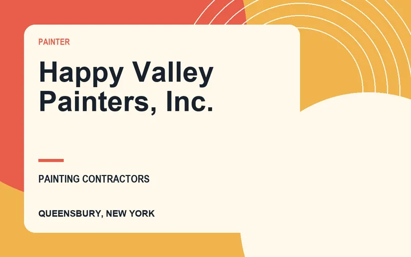 Happy Valley Painters, Inc. in Queensbury, New York