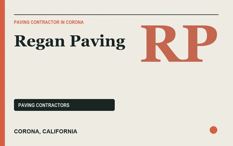 Regan Paving in Corona, California