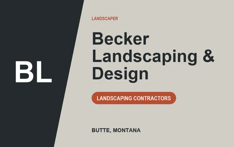 Becker Landscaping & Design in Butte, Montana