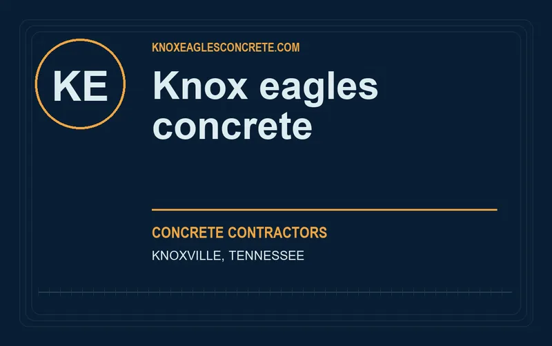 Knox eagles concrete in Knoxville, Tennessee