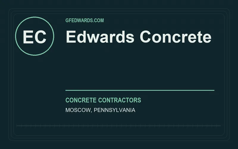 Edwards Concrete in Moscow, Pennsylvania
