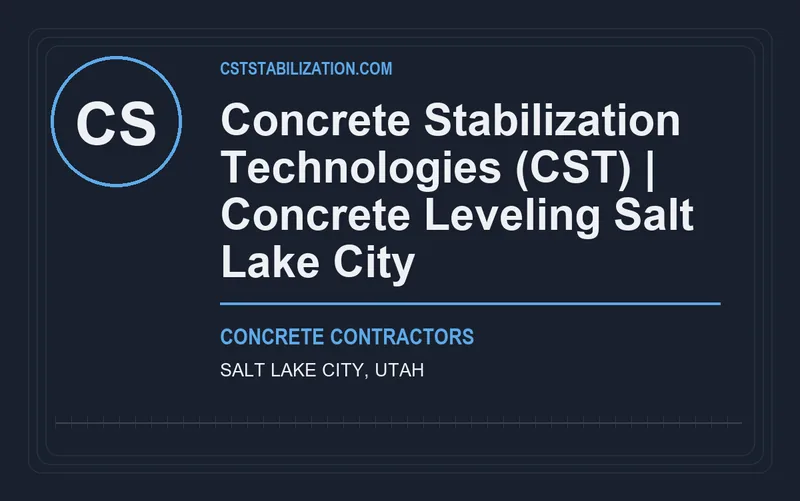 Concrete Stabilization Technologies (CST) | Concrete Leveling Salt Lake City in Salt Lake City, Utah