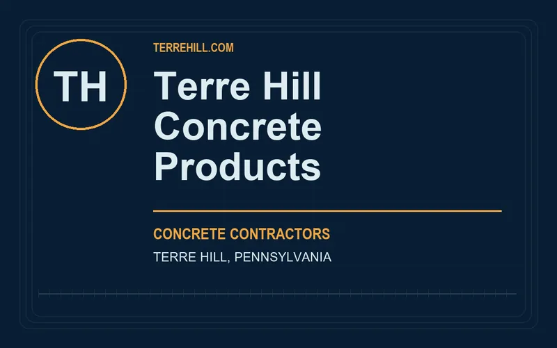 Terre Hill Concrete Products in Terre Hill, Pennsylvania