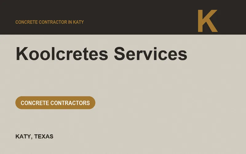 Koolcretes Services in Katy, Texas