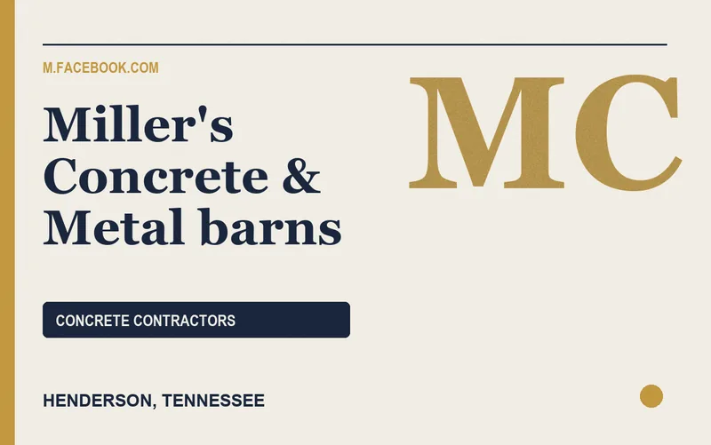 Miller's Concrete & Metal barns in Henderson, Tennessee