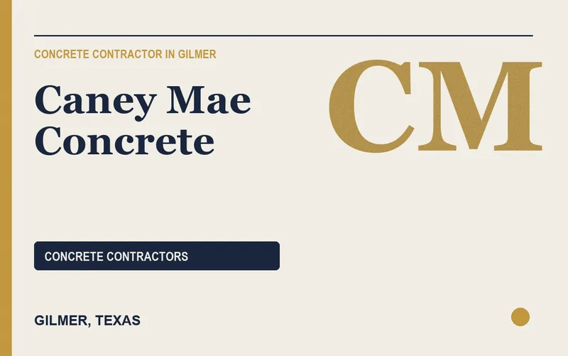 Caney Mae Concrete in Gilmer, Texas
