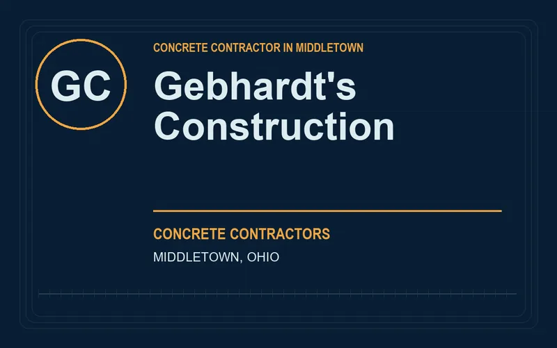 Gebhardt's Construction in Middletown, Ohio