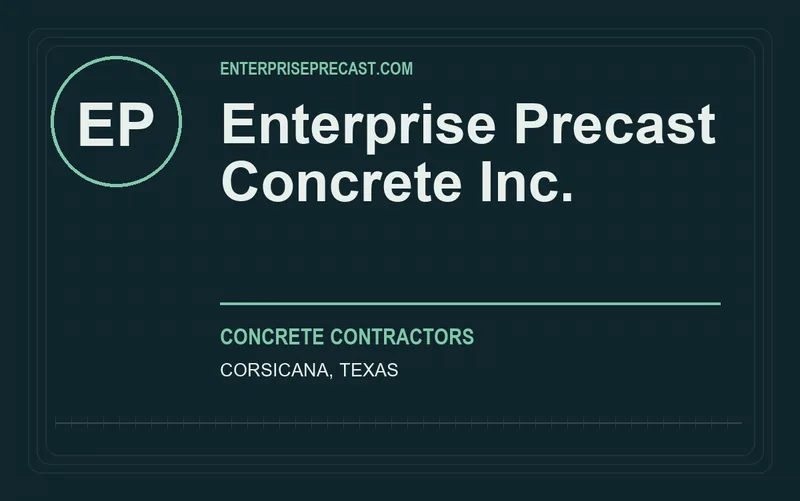 Enterprise Precast Concrete Inc. in Corsicana, Texas