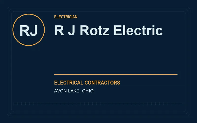 R J Rotz Electric in Avon Lake, Ohio