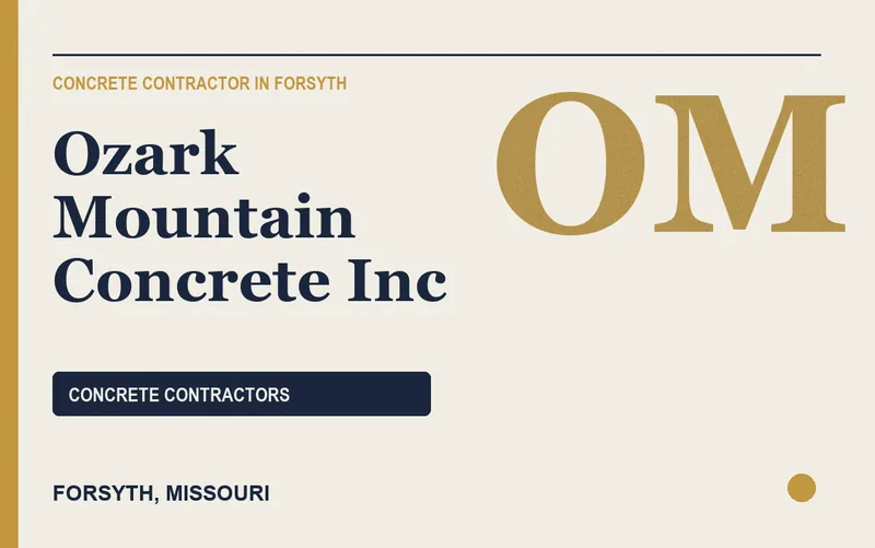 Ozark Mountain Concrete Inc in Forsyth, Missouri