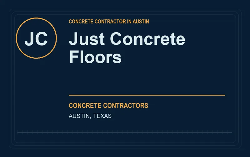 Just Concrete Floors in Austin, Texas