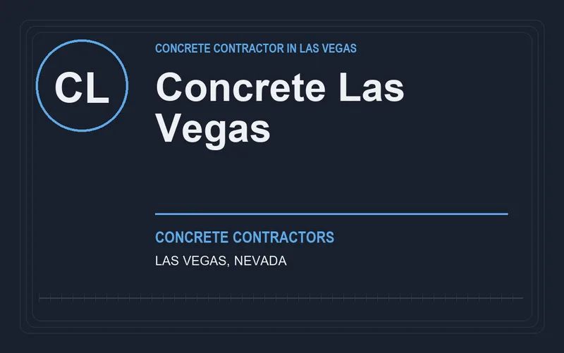 Concrete Las Vegas in Las Vegas, Nevada