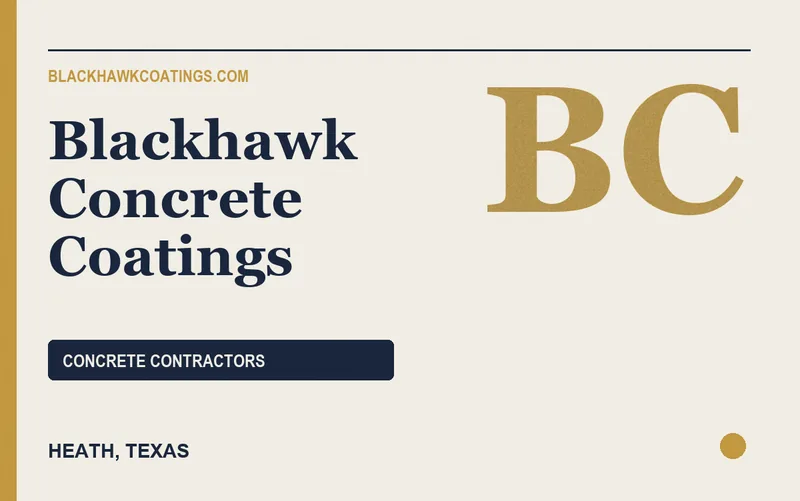 Blackhawk Concrete Coatings in Heath, Texas