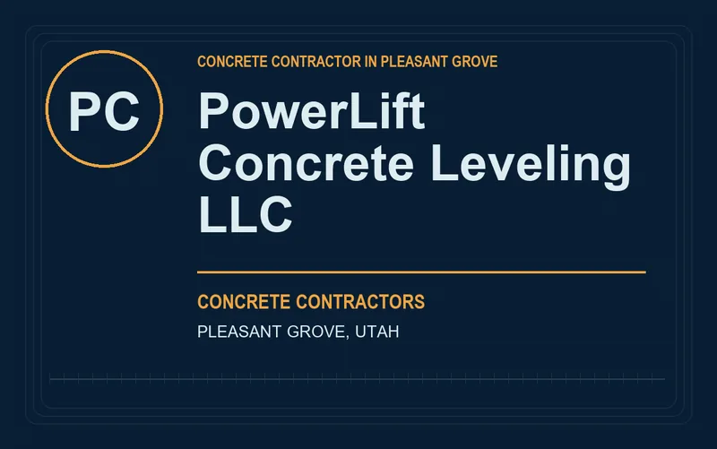 PowerLift Concrete Leveling LLC in Pleasant Grove, Utah