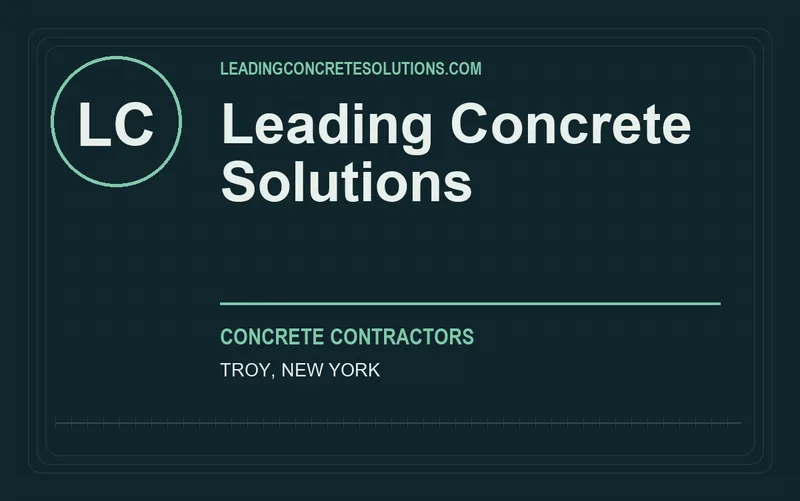 Leading Concrete Solutions in Troy, New York