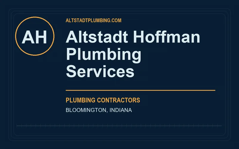 Altstadt Hoffman Plumbing Services in Bloomington, Indiana